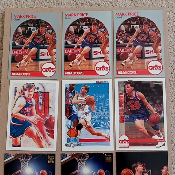 Lot of 36 Mark Price Cleveland Cavs basketball cards - Picture 14 of 16
